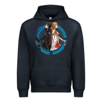 Navy sword art online -  kirito and asuna Urban Hoodie - linhVisuals