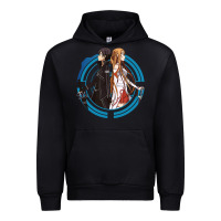 Black sword art online -  kirito and asuna Urban Hoodie - linhVisuals