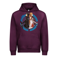 Mauve Wine sword art online -  kirito and asuna Urban Hoodie - linhVisuals