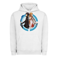 Pigment Lunar Rock sword art online -  kirito and asuna Urban Hoodie - linhVisuals