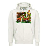 Oatmeal Heather st patricks day loads of truck Zipper Hoodie - AdoDesignShop