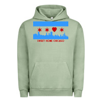 Pigment Oil Green sweet home chicago Urban Hoodie - linhVisuals