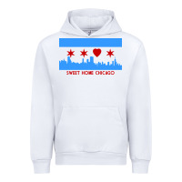 White sweet home chicago Urban Hoodie - linhVisuals