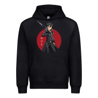 Black Sword art online -kirito Urban Hoodie - linhVisuals