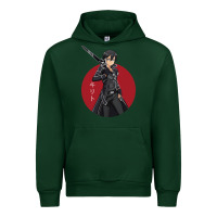 Forest Green Sword art online -kirito Urban Hoodie - linhVisuals
