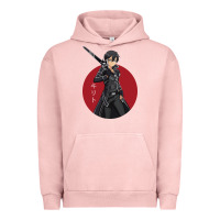 Pigment Salmon Sword art online -kirito Urban Hoodie - linhVisuals
