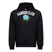 Black grandmillennial hydrangea style garden club Urban Hoodie - linhVisuals