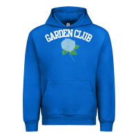 Cobalt grandmillennial hydrangea style garden club Urban Hoodie - linhVisuals