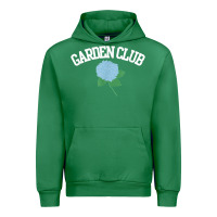Emerald grandmillennial hydrangea style garden club Urban Hoodie - linhVisuals