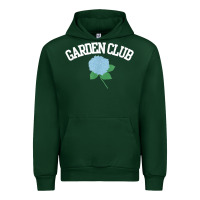 Forest Green grandmillennial hydrangea style garden club Urban Hoodie - linhVisuals