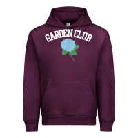 Mauve Wine grandmillennial hydrangea style garden club Urban Hoodie - linhVisuals