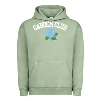 Pigment Oil Green grandmillennial hydrangea style garden club Urban Hoodie - linhVisuals