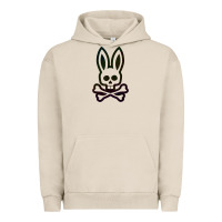 Pigment French Oak psychedelic bunny easter day, qsycho bunnies, easter 2022 Urban Hoodie - linhVisuals