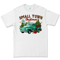 White small town christmas Premium Tee - CowGirlArtShop