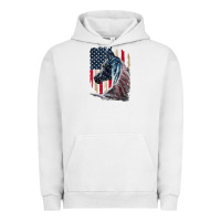 Pigment Lunar Rock patriotic horse american flag   horse vintage Urban Hoodie - linhVisuals