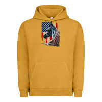 Pigment Peanut Butter patriotic horse american flag   horse vintage Urban Hoodie - linhVisuals
