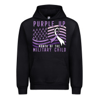 Purple Up Month Of The Military Child Urban Hoodie | Teevron