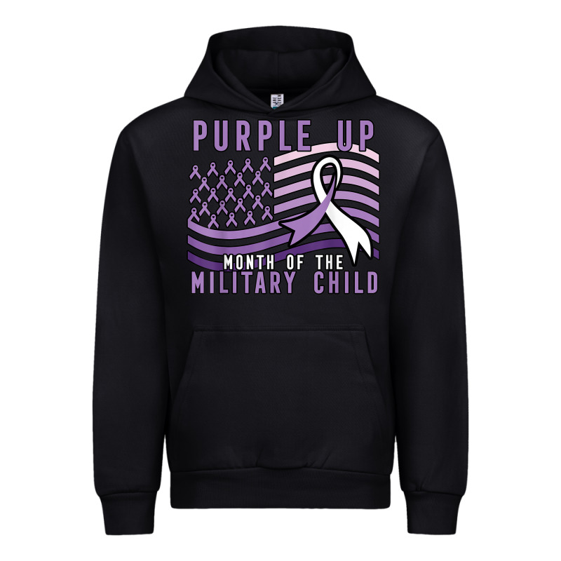 Purple Up Month Of The Military Child Urban Hoodie by linhVisuals | Teevron
