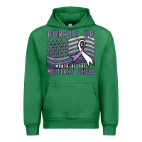 Emerald purple up month of the military child Urban Hoodie - linhVisuals