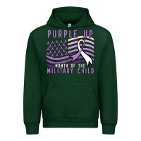 Forest Green purple up month of the military child Urban Hoodie - linhVisuals