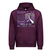 Mauve Wine purple up month of the military child Urban Hoodie - linhVisuals