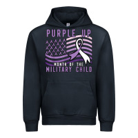 Navy purple up month of the military child Urban Hoodie - linhVisuals