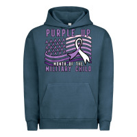Pigment Midnight Navy purple up month of the military child Urban Hoodie - linhVisuals