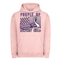 Pigment Salmon purple up month of the military child Urban Hoodie - linhVisuals