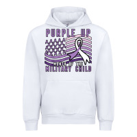 White purple up month of the military child Urban Hoodie - linhVisuals