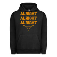 Pigment Black texas pride state usa alright alright alright t shirt Urban Hoodie - linhVisuals