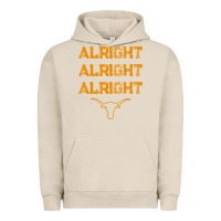 Pigment French Oak texas pride state usa alright alright alright t shirt Urban Hoodie - linhVisuals