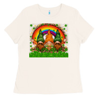 Bone St. Patrick's Day gnomies tumbler Ladies Tee - HowdyJamesFarm