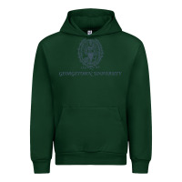 Forest Green georgetown university Urban Hoodie - linhVisuals