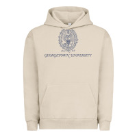 Pigment French Oak georgetown university Urban Hoodie - linhVisuals