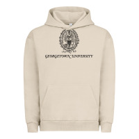 Pigment French Oak georgetown university Urban Hoodie - linhVisuals