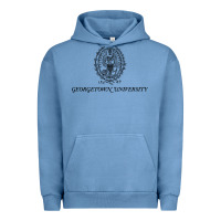Pigment Pebble Blue georgetown university Urban Hoodie - linhVisuals