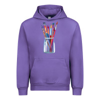 Tulip Paint Brushes Urban Hoodie - linhVisuals