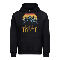 Black vintage lake tahoe california nevada retro t shirt Urban Hoodie - linhVisuals