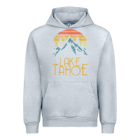 Heather Grey vintage lake tahoe california nevada retro t shirt Urban Hoodie - linhVisuals