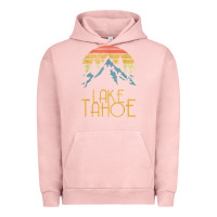 Pigment Salmon vintage lake tahoe california nevada retro t shirt Urban Hoodie - linhVisuals