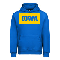 Cobalt University of Iowa, UIowa, Iowa, apparel Urban Hoodie - linhVisuals