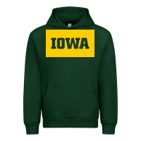 Forest Green University of Iowa, UIowa, Iowa, apparel Urban Hoodie - linhVisuals