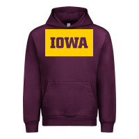 Mauve Wine University of Iowa, UIowa, Iowa, apparel Urban Hoodie - linhVisuals