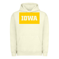 Pigment Pistachio University of Iowa, UIowa, Iowa, apparel Urban Hoodie - linhVisuals