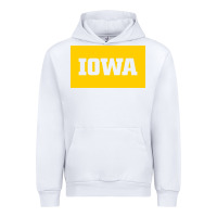 White University of Iowa, UIowa, Iowa, apparel Urban Hoodie - linhVisuals
