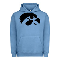 Pigment Pebble Blue university of iowa athletics teams gear Urban Hoodie - linhVisuals
