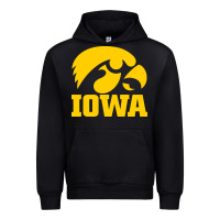 Black university of iowa athletics teams gear Urban Hoodie - linhVisuals