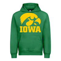 Emerald university of iowa athletics teams gear Urban Hoodie - linhVisuals