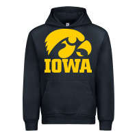 Navy university of iowa athletics teams gear Urban Hoodie - linhVisuals