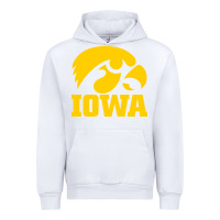 White university of iowa athletics teams gear Urban Hoodie - linhVisuals